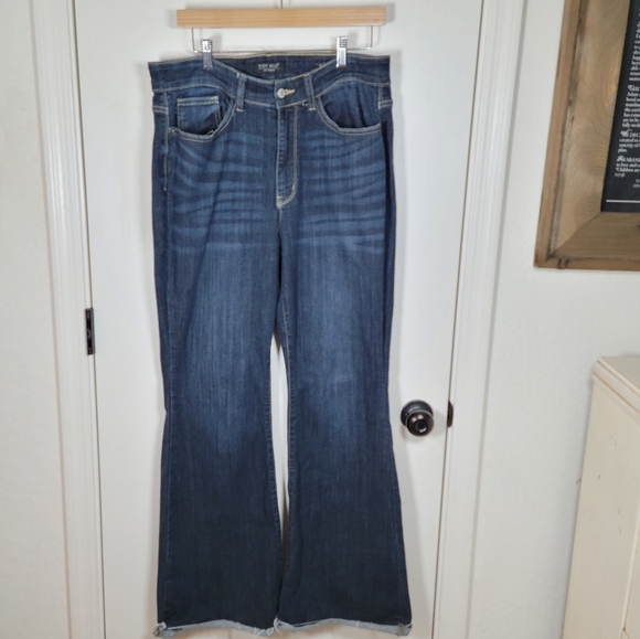 Judy Blue Lily High Rise Hem Flare Plus Jeans Size 14W - Picture 1 of 8